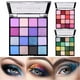 thumbnail image 2 of Wartleves Paleta de sombras de ojos de 16 colores mate perlado, sombra de ojos larga, maquillaje de ojos, 2 of 7