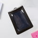 thumbnail image 5 of Titular de la Funda para tarjetas Salvador Estuche Suave reutilizable con ventana transparente Tipo vertical Café oscuro, 5 of 9