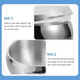 thumbnail image 5 of Cubo de hielo con tapa, doble aislamiento, de acero inoxidable, contenedor para almacenar hielo, 5 of 5