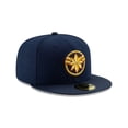 thumbnail image 3 of Captain Marvel Movie Logo Navy New Era 59Fifty Fitted Hat-8 Fitted, 3 of 5