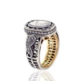 thumbnail image 3 of 14k Gold Diamond 925 Sterling Silver Handmade Ring Women Jewelry, 3 of 3