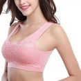 thumbnail image 2 of Zhongxinda Women Sexy Lace Bralette Top Underwear Women Crop Top Bras Wirefree Padded Push Up Bra One-Piece Seamless Bra, 2 of 6