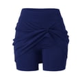 thumbnail image 4 of JBXKXYW Mini Skirt Women'S Active Performance Skort Lightweight Skirt For Running Tennis Golf Sport Women Skirt (Blue,M), 4 of 4