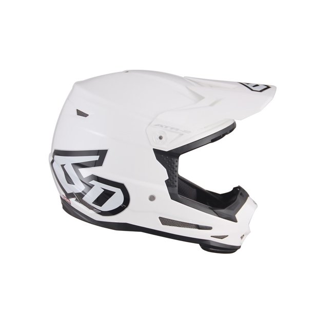 6D Helmets Youth ATR2Y Solid Offroad Helmet Gloss White Youth Small