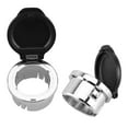 thumbnail image 3 of Zcargel Pair 12V Power Outlet Dash Cap for Chevrolet Silverado GMC Sierra Tahoe 2007-2013 Replace 20983936 25793816 ABS Black Chrome Pop-out Knob, 3 of 10