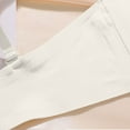 thumbnail image 5 of Amidoa White Bras for Women No Wire Seamless Back-Smoothing Solid Push-up Bra Bralettes for Women S, 5 of 5