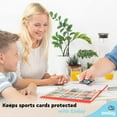 thumbnail image 2 of Enday Plastic Card Sleeves for 3 Ring Binder Sheets Pokemon, Baseball, NBA, MTG Trading Card Sleeve Pages (25 Piece), 2 of 7