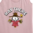 thumbnail image 3 of Peanuts - Snoopy Scarecrow Hay There - Women's Racerback Tank Top, 3 of 6