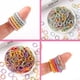 thumbnail image 4 of 100 unids/bolsa encanto niños lindos dulces dibujos animados bandas de goma sólidas niñas encantadoras bandas elásticas para el cabello niños dulces accesorios para el cabello, 4 of 4