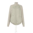 thumbnail image 7 of HAJWOH Womens Puffer Jacket Lightweight Knit Patchwork Zip Up Long Sleeve Quilted Jackets Warm Winter Outerwear 2026, 7 of 7
