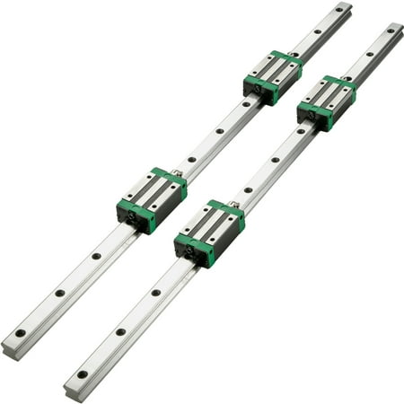 

VEVOR 2 pcs Linear Rails Linear Bearings and Rails HSR20-2000mm Linear Slide Kit