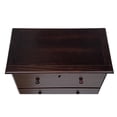 thumbnail image 4 of Palace Imports, Inc Palace Imports 100% Solid Wood 5-Jumbo Drawer Chest with Lock, Metal or Wooden Knobs Java, 4 of 5