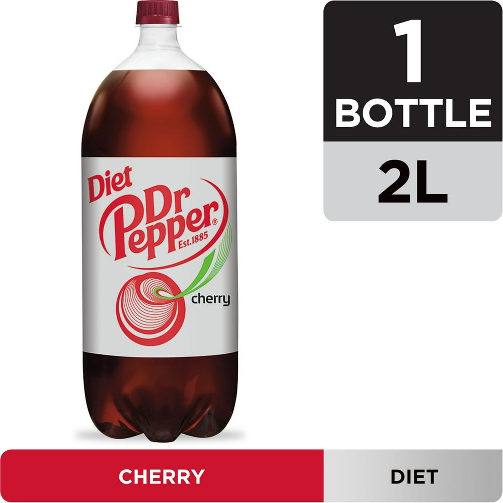  Diet Dr Pepper Cherry 2 L bottle - Walmart.com - Walmart.com