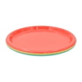 thumbnail image 4 of Mainstays 4 Pack 10-in Plastic Round Plate, Multi-color, Unbreakable & Lightweight Dinner Plates, 4 of 6