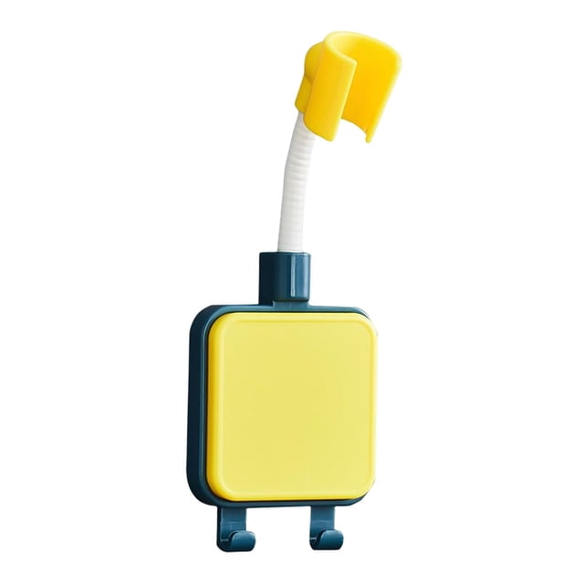 GUOOL Multipurpose Shower Holder Shower Fixing Bracket Universal Bracket Stable Holder Yellow