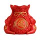 thumbnail image 3 of Bolsa de dinero de resina china en forma de estatua, adornos de mesa, regalo de cumpleaños, vacaciones, tamaño 15x10x13cm, apariencia creativa para florero rojo Macarena florero, 3 of 8