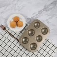 thumbnail image 4 of 6/12-Cavity Chestnut-Shaped Cake Pan Pastry Mould Bakeware Non-Stick Oven Baking, 4 of 11