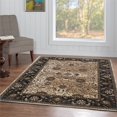 thumbnail image 2 of Linon Vintage Isfahan Power Loomed Microfiber Polyester 5'x7'6" Rug in Ivory, 2 of 3