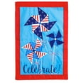 thumbnail image 2 of Evergreen Applique Garden Flag - Patriotic Pinwheel, 2 of 2