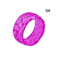 thumbnail image 1 of Anillo Unisex de moda 2021, anillo Punk luminoso que brilla en la oscuridad, anillo de boda, anillos fluorescentes para mujeres y hombres, Ropa, zapatos y accesorios Miscelánea violeta talla 9, 1 of 1