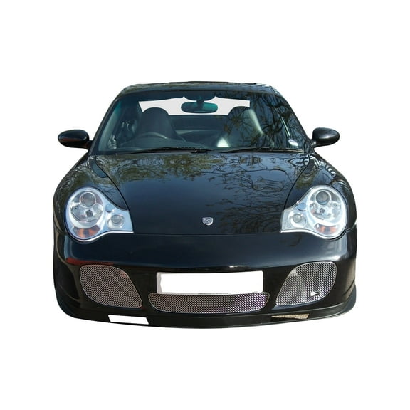 Porsche 996 Turbo C4S - Front Grill Set - Silver finish (2000 to 2004)