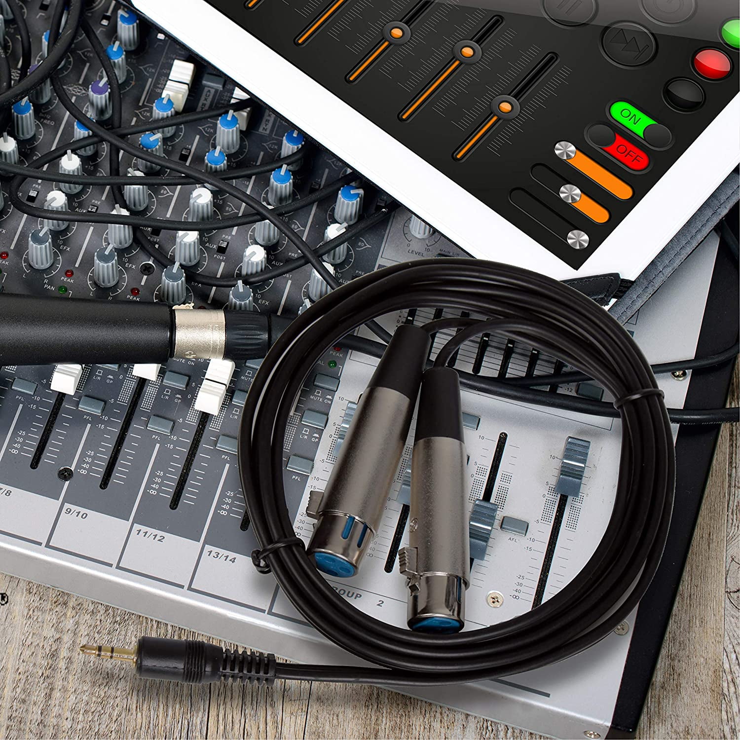 what cabels come with the behringer xenyx x1204usb what cabels come with the behringer xenyx x1204usb