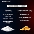 thumbnail image 6 of Vitamatic Betaine Anhydrous (TMG) Powder – 250 g (8.8 oz) – 167 Servings – Pure Trimethylglycine – Unflavored – Non-GMO, Gluten Free, 6 of 9