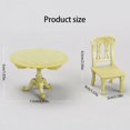 thumbnail image 3 of Plastic Pretend Dining Table Chair Set For Kids Imaginative Play And Creative Development With Nordic Design, 3 of 4