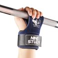 thumbnail image 5 of Guantes de fitness con cinturón de refuerzo para dominadas, para practicar dominadas, con agarre en la espalda, para hombres y mujeres, con muñequera horizontal, 5 of 5