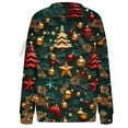 thumbnail image 5 of Christmas Sweaters for Women Winter Pullover Long Sleeve Crewneck Santa Snowman Knit Jumper, 5 of 5