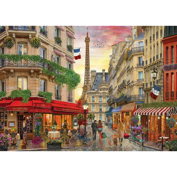 Cafe Eiffel 1500 Piece Jigsaw Puzzle