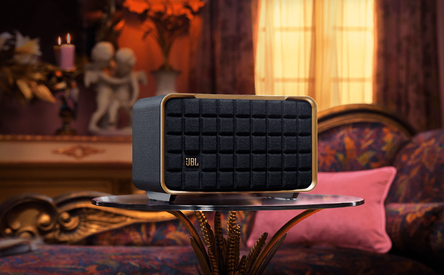 Restored JBL Authentics 200, Smart home speaker with Wi-Fi, Bluetooth and Voice Assistants with retro design (Refurbished)