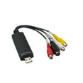thumbnail image 1 of 8.8 x 2.8 x 1.8CM USB 2.0 Video TV DVD VHS DVR Capture Adapter USB Video Capture Device Support for Win10, 1 of 8