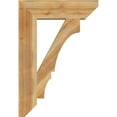 thumbnail image 3 of Ekena Millwork 6"W x 26"D x 38"H Balboa Slat Rough Sawn Bracket, Western Red Cedar, 3 of 4