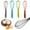 Red, variant on QHUDLV Silicone Whisk For Cooking,Hand Egg Mixer For Flour Cake Egg,Mini Whisk Stainless Steel Baking Whisk Cooking U Dough
