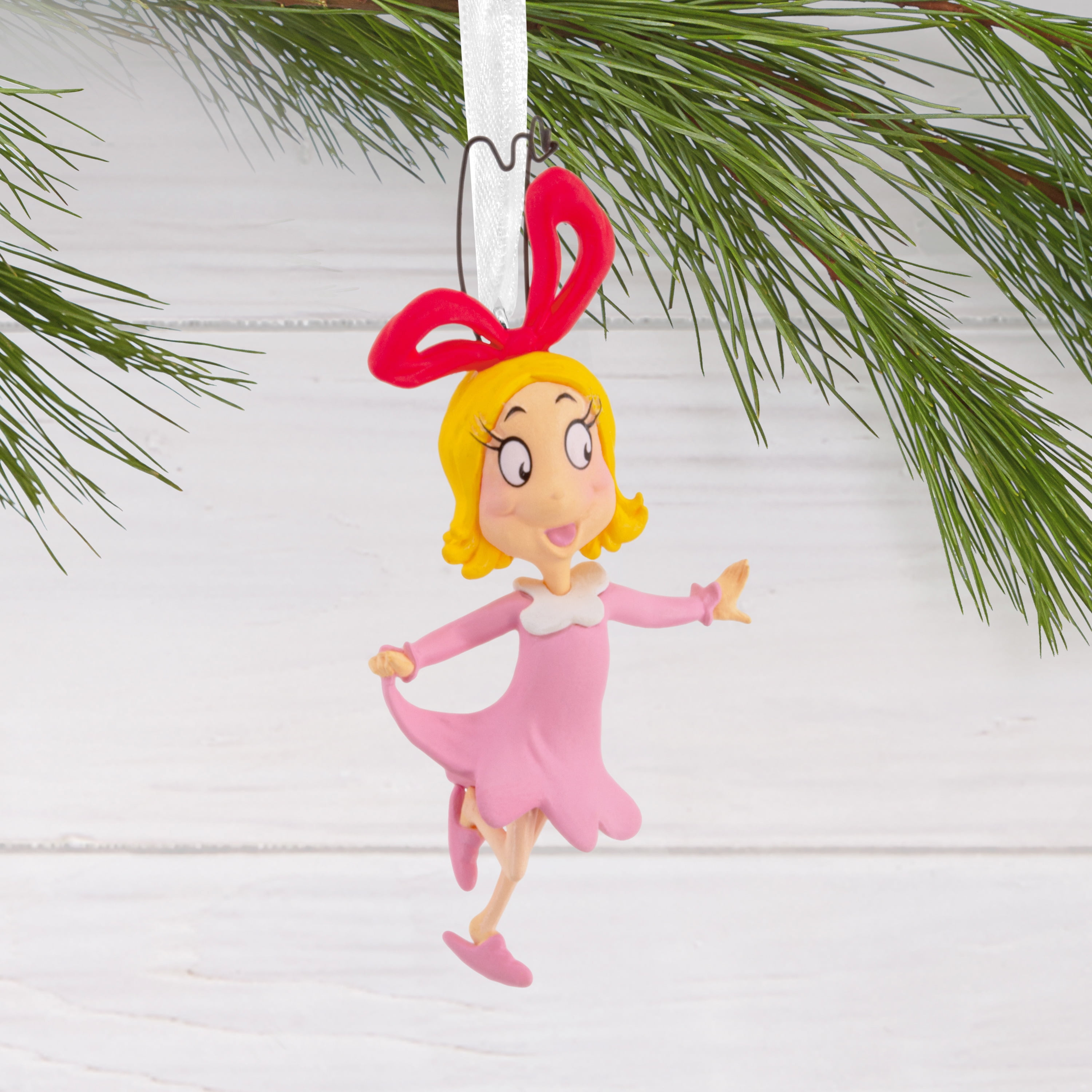 Hallmark Dr. Seuss's How the Grinch Stole Christmas! Cindy-Lou Who Christmas Ornament, Christmas Movie Gifts