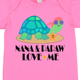 thumbnail image 4 of Inktastic Nana and Papaw Love Me Grandchild Turtle Boys or Girls Baby Bodysuit, 4 of 5