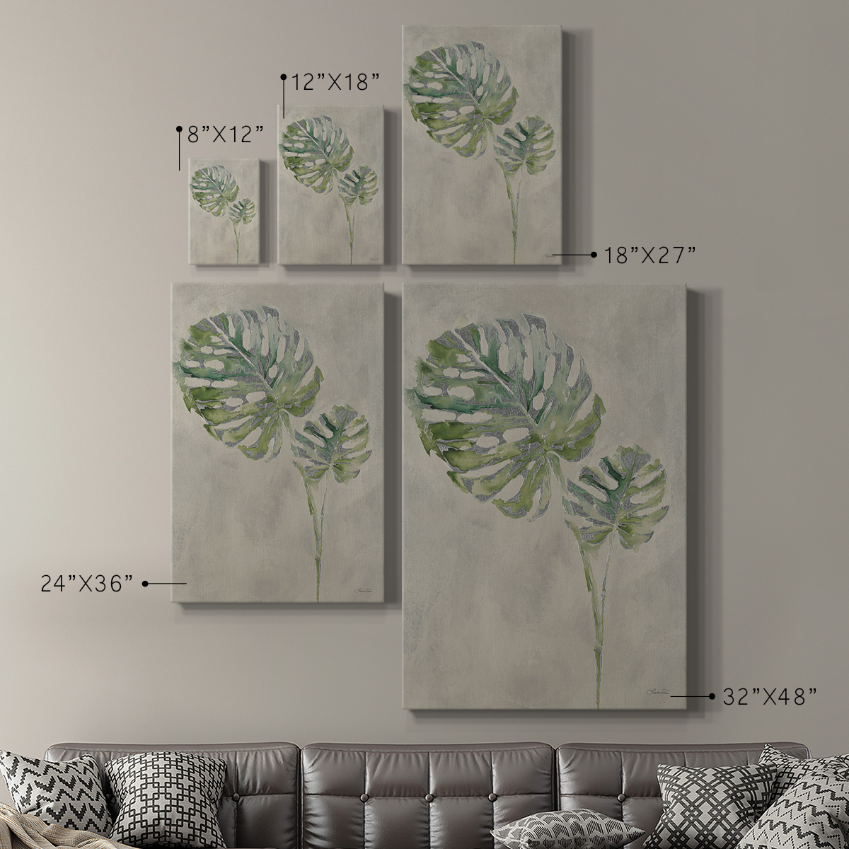 Fresh Unfolds III Premium Gallery Wrapped Canvas - Ready to Hang