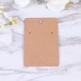 thumbnail image 2 of 100 Sets Kraft Paper Earring Cards Holder Earring Display Cards with OPP Bags, 2 of 8
