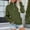 Blackish Green, variant on BODOAO Women's Quarter Zip Up Sweatshirt Long Sleeve Hooded Solid Color Oversized Sweatshirt Casual High Neck Pullover Sweatshirt for Trendy Y2K Fall Fashion Loose Fit Cozy Sweaters with Pocket