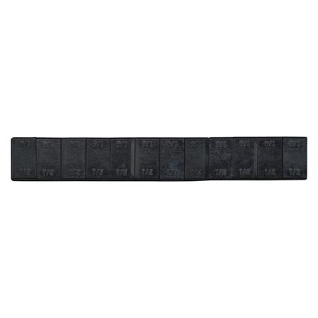Weight Strips, Black - 0.25 oz.