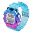 thumbnail image 1 of Reloj electrónico, reloj electrónico de color degradado, relojes de pulsera deportivos impermeables, reloj informal, valor excepcional, 1 of 8