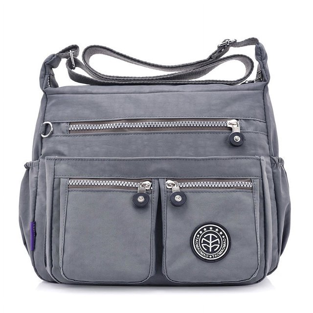 Bolso de verano estilo casual sencillo artístico ligero impermeable de nailon Oxford bolso de mujer bolso bandolera