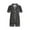 Dark Gray, variant on Toddler Pajamas Set Summer Short Sleeve Tops and Shorts Two-Piece Botton Lapel Suit Soild Color Kids Clothes