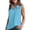 Light Blue, variant on Women Collared Button down Blouse Sleeveless Cotton Linen Casual Loose Fit Tank Tops Dressy Business Casual Summer Shirts XXL