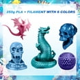 thumbnail image 2 of Filamento para impresora 3D Pangda 1.75 mm PLA multicolor 1.5 kg, 2 of 7