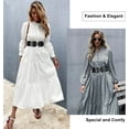 thumbnail image 2 of Shiqi Ceinture Large pour Femmes Ceinture Élastique Extensible Mode en Cuir, 2 of 4