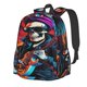 thumbnail image 1 of Disketp Rock Skull Singer Mochila Escolar de Gran Capacidad y Peso Ligero, Mochila de Viaje Ideal para Escuela, Trabajo y Uso Diario, Cómoda y con Estilo, 1 of 8