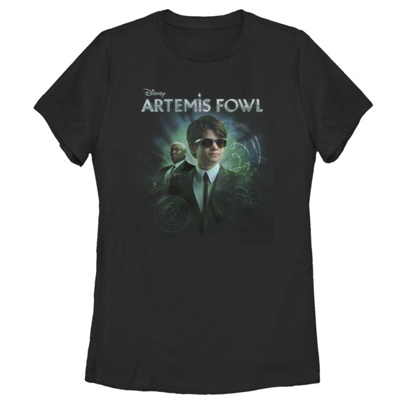 Women's Disney Artemis Fowl Domovoi Glow  Graphic Tee Black 2X Large