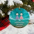 thumbnail image 4 of Colorful Round Acrylic Hanging Ornament 8Cm Style B, Sea Glass Friendship Themed Christmas Decor, Shatterproof Wall Tree Decoration, 4 of 6